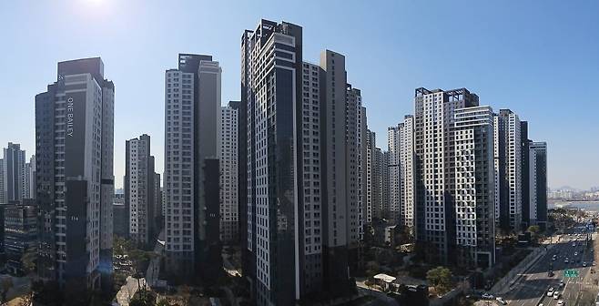 래미안 원베일리 단지 전경. 김범준 기자