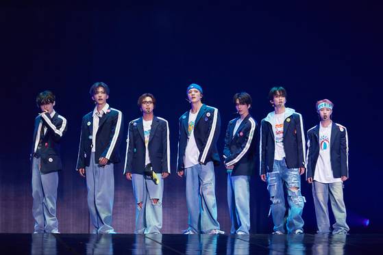 NCT Dream performs during its ″The Dream Show 4: Dream the Future,” at Gocheok Sky Dome in western Seoul, which ran from July 10 to 12. [SM ENTERTAINMENT]