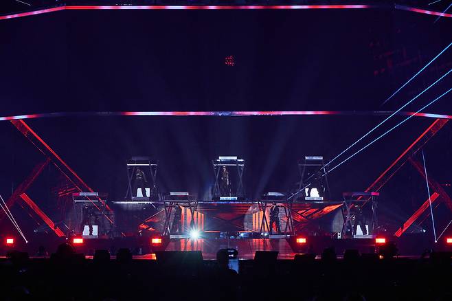 NCT Dream performs during its ″The Dream Show 4: Dream the Future,” at Gocheok Sky Dome in western Seoul, which ran from July 10 to 12. [SM ENTERTAINMENT]