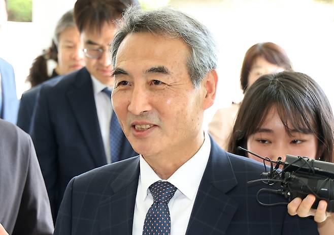 윤석열 전 대통령 부인 김건희 여사와 관련한 각종 의혹 사건을 수사하는 민중기 특별검사. 연합뉴스&nbsp;