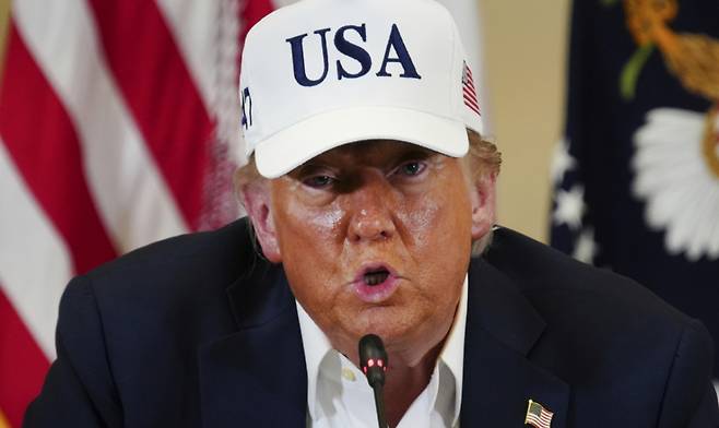 도널드 트럼프 미국 대통령 /AP=뉴시스