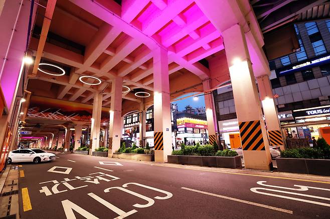 노원역 고가 하부