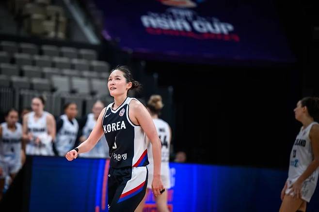 [서울=뉴시스] 여자농구 국가대표 최이샘. (사진=대한민국농구협회 제공) *재판매 및 DB 금지