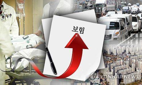 보험료인상(일러스트) [연합뉴스 제공]