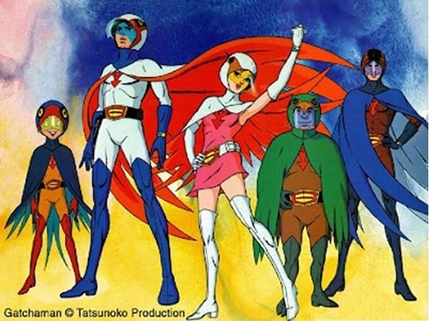 이 ‘갓챠’ 아니고요. - ‘과학닌자대 갓챠맨’은 1972년 후지TV에서 방영된 애니메이션 시리즈다. 타츠노코 프로덕션 최고의 히트작이며 우리나라에서는 ‘독수리 오형제’라는 제목으로 1979년 TV에서 방영되었다. 타츠노코 프로덕션