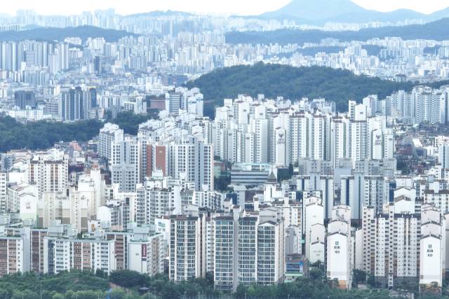 29일 서울 시내 아파트 단지의 모습. 연합뉴스