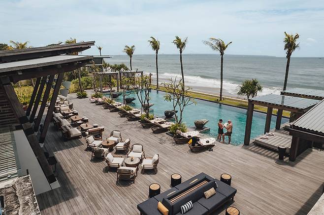 짱구 바다와 맞닿은 비치 하우스. 사진제공|팜투어