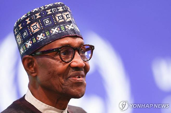 무함마두 부하리 전 나이지리아 대통령 [AFP=연합뉴스. 재판매 및 DB 금지]