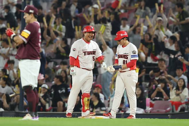 KIA 타이거즈 경기 장면. 올해 유일하게 관중이 감소한 구단이다. KIA타이거즈 제공