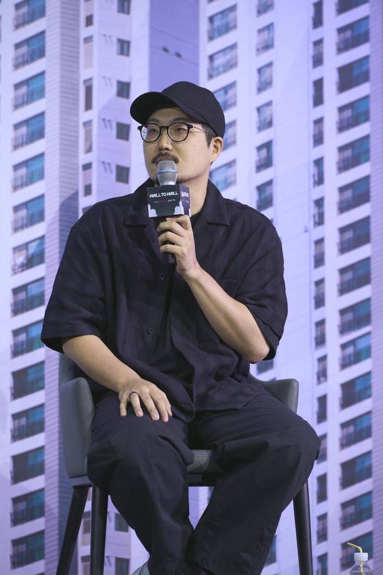 오는 18일 공개되는 넷플릭스 오리지널 영화 '84제곱미터' 제작발표회가 14일 오전 서울 중구 앰배서더 서울 풀만 호텔에서 개최됐다. 〈사진=넷플릭스〉