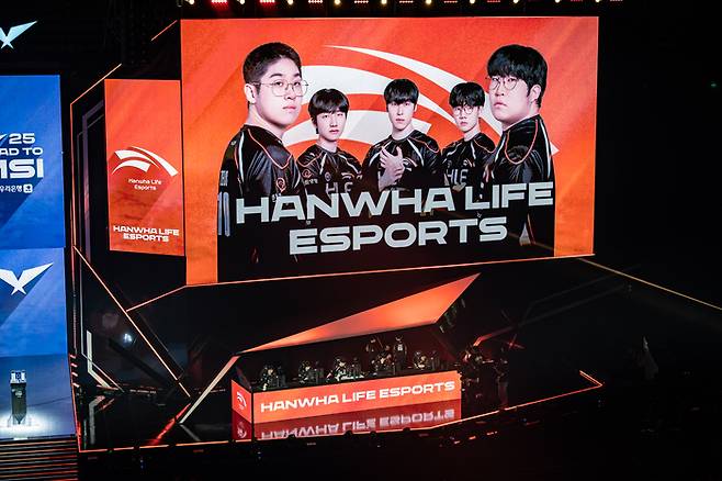 한화생명e스포츠 선수단. 사진 | LCK