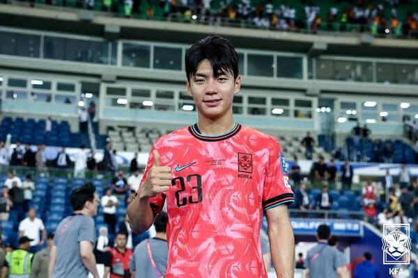 Korean national team Jeon Jin -woo. /Photo = Korean Football Association