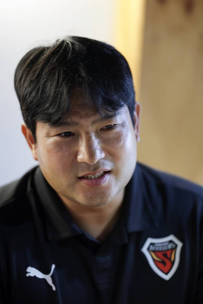 Cremastory Seongjeong Store/ 2025 Ground.nk League Youth Championship/ Pohang U-18 Po Chulgo Hwang Ji-soo/ Interview/ Photo