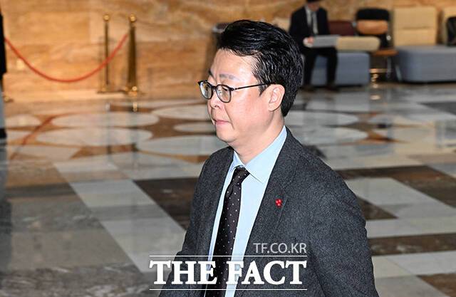 국민의힘은 15일 '윤희숙 혁신위원회'가 제안한 혁신안과 관련해 "아직까진 비상대책위원회에서 혁신위의 안건을 논의한 적 없다"라고 밝혔다. 사진은 곽규택 국민의힘 수석대변인. /국회=박헌우 기자