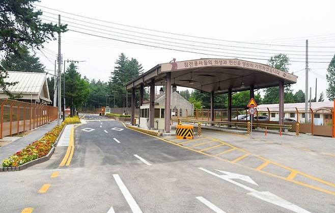 캠프 레드클라우드(CRC) 전경. 의정부시 제공