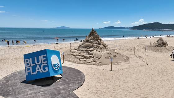 블루 플래그’를 8년 연속 인증받은 완도 명사십리. [사진 완도군]