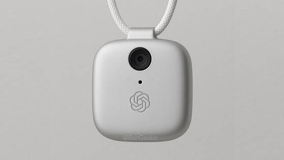 오픈 AI의 AI 기기 콘셉트 이미지. @BenGeskin