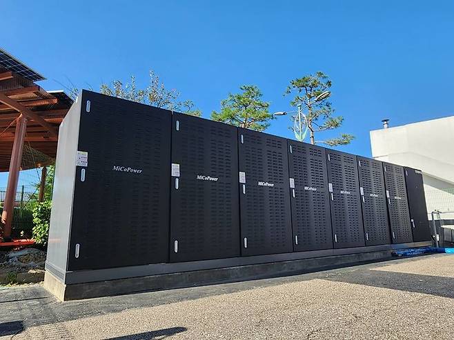 수소 연료전지 전문기업 미코파워의 150kW급 SOFC 시스템 'TUCY-Q150'. 미코파워 제공