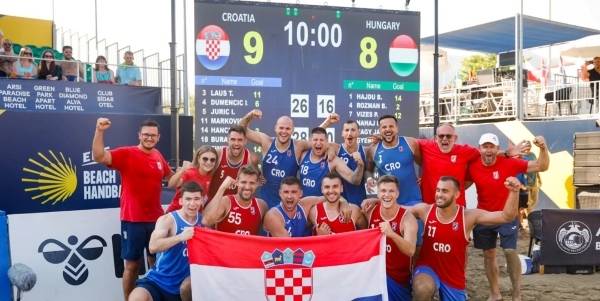 사진 2025 유럽 비치핸드볼선수권대회 동메달을 딴 크로아티아, 사진 출처=유럽핸드볼연맹