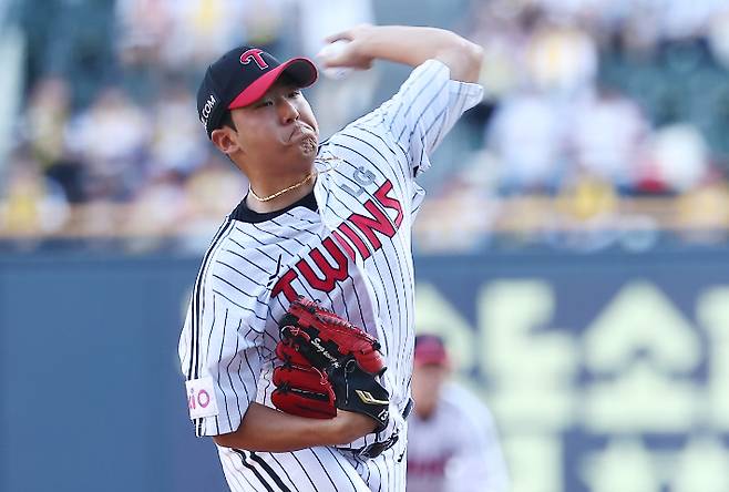 LG 좌완 선발 송승기. 연합뉴스