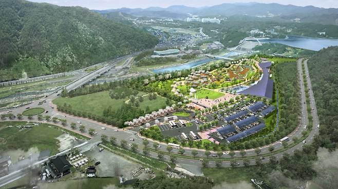 라원 조성사업 조감도. 경주시 제공