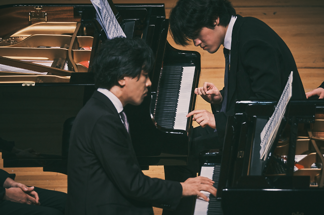14일 서울 롯데콘서트홀에서 열린 ‘현대카드 컬처프로젝트 30 손민수 & 임윤찬’ 공연 . 현대카드 제공