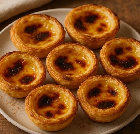 파스텔 드 나타(Pastel de Nata)는 18세기 포르투갈 제로니무스 수도원 수도사들이 다림질하고 남은 달걀노른자를 이용해서 만든 음식이다. 이 음식이 마카오로 전해지면서 우리가 잘 아는 에그타르트가 됐다. 챗GPT