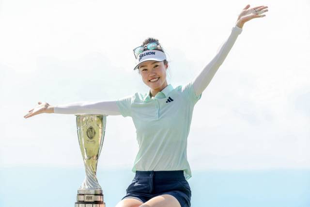 에비앙 챔피언십에서 우승을 차지한 그레이스 김. 사진 제공=AFP연합뉴스