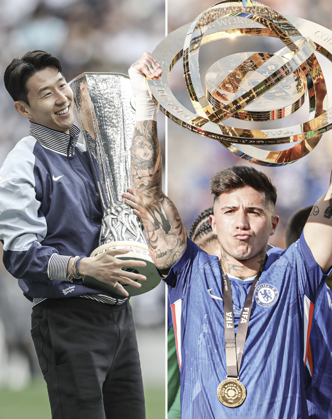 손흥민과 엔소 페르난데스. ESPN