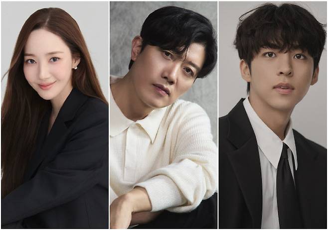 왼쪽부터 박민영, 박희순, 주종혁(사진=각 소속사)