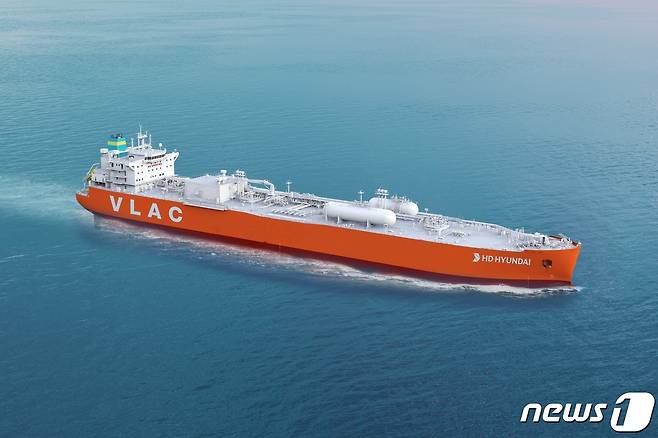 초대형 암모니아 운반선 자료사진(HD현대 제공)