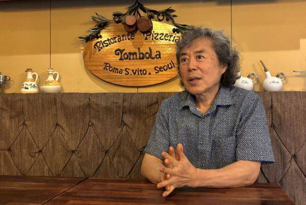 김주환 톰볼라 대표가 간편식 사업을 시작하게 된 배경에 대해 설명하고 있다. 이민지 기자.