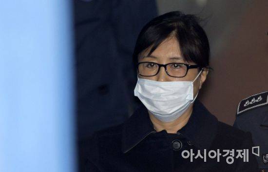 박근혜 정부 국정농단 사태 핵심 인물인 최서원 씨. 아시아경제 자료사진