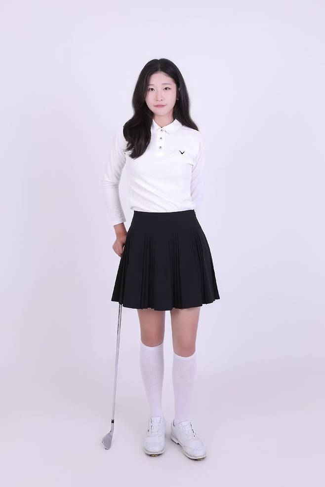KLPGA 유망주 김채이는 올해 정회원 자격을 회득하고 11월에 시드전을 준비하고 있다. 본인제공