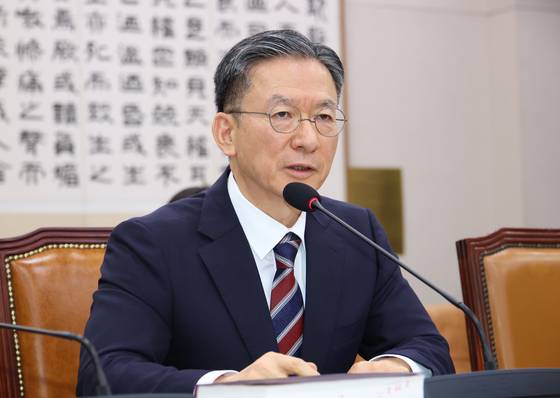 정성호 법무부 장관 후보자가 16일 서울 여의도 국회 법제사법위원회에서 열린 인사청문회에서 질의에 답하고 있다. 뉴시스