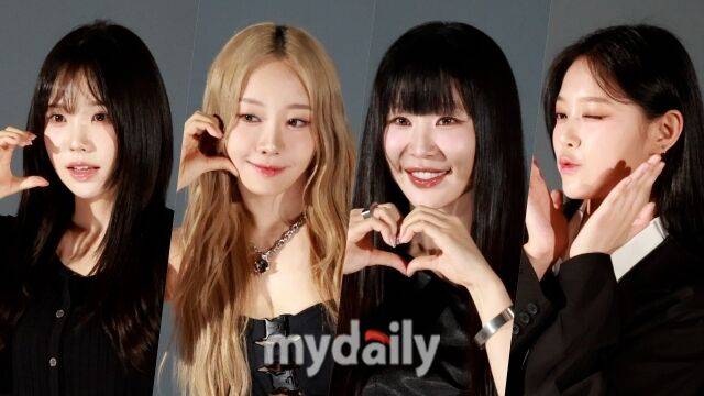 왼쪽부터 우정잉, 에이미, 미란이, 현진 / 마이데일리