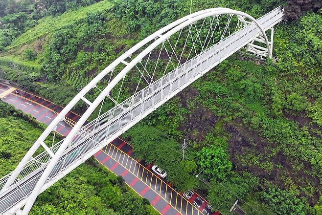 광주 제석산 구름다리. [연합]