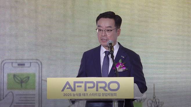 안호근 한국농업기술진흥원장. 노컷TV 캡처