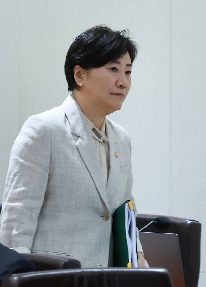 송미령 농림축산식품부 장관이 7월1일 국무회의에 참석하고 있다.ⓒ연합뉴스