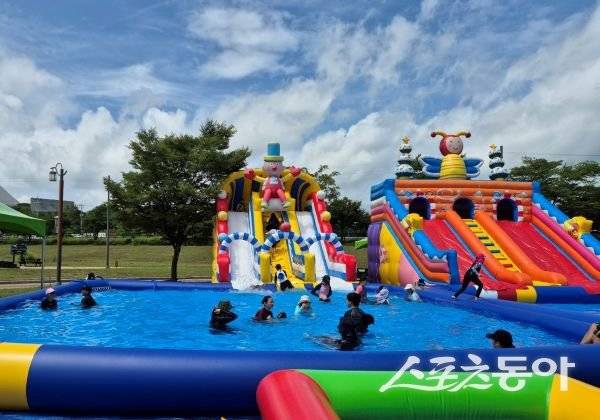 2024 상주 낙동강 수상레저페스타에서 아이들이 즐기고 있는 모습. 사진제공ㅣ상주시