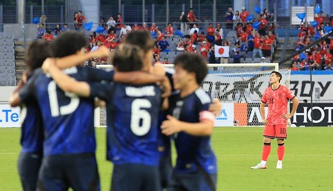 ▲ 한국의 일본 상대 통산 전적은 42승 23무 17패로 여전히 앞서 있지만, 최근 10경기에서는 2승 3무 5패로 열세를 보이고 있다. 2019년 부산에서 열린 동아시안컵에서 1-0으로 승리한 이후 6년 동안 승리를 추가하지 못했다. ⓒ연합뉴스