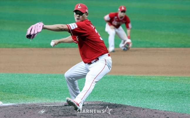 SSG 노경은. /사진=강영조 선임기자