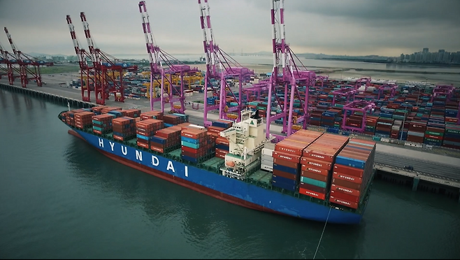 ▲&nbsp;인천신항 전경./사진제공= 인천항만공사