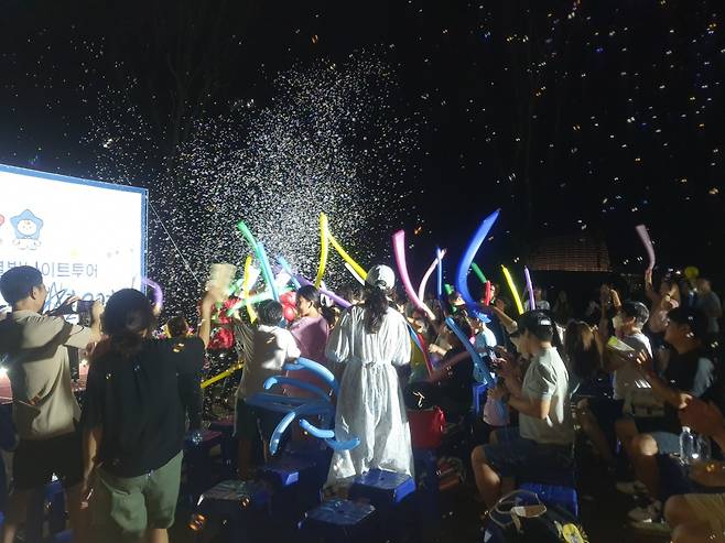 영천의 밤을 더욱 특별하게 만들어주는 대표적인 관광 프로그램 ‘ 별빛나이트투어’ . /영천시제공