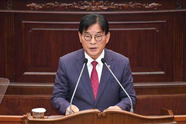 경상남도의회 정수만 의원. 사무국 제공