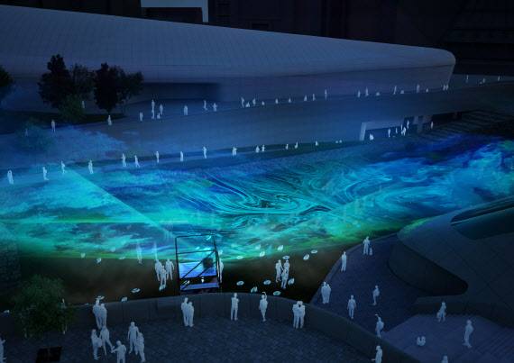 오는 31일부터 DDP 동대문역사문화공원에서 선보이는 ‘서울라이트 DDP 2025 여름’ 조감도. (이미지=서울디자인재단)