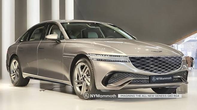 G80 풀체인지 예상도 (출처:뉴욕맘모스)