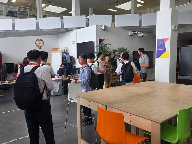 프랑스 고등항공우주학교(ISAE-SUPAERO) 내 스타트업 육성 시설인 이노스페이스. 엠마누엘 제누 대외협력실장은 "최근 들어 학생들이 대기업보다 스타트업 근무를 선호하는 경향이 있다"고 설명했다./툴루즈=이종현 기자