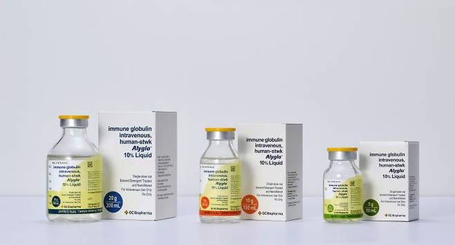 GC녹십자 알리글로 제품 이미지. ⓒGC녹십자