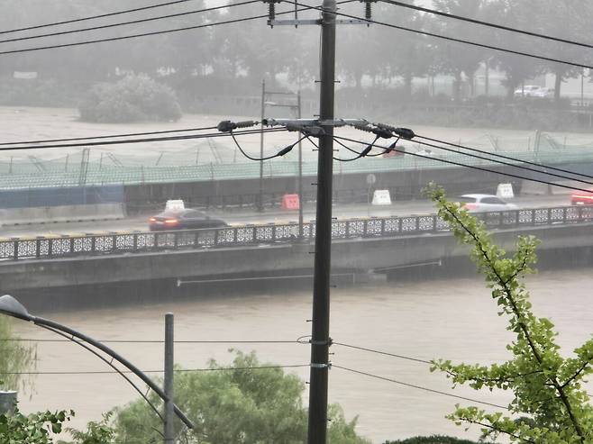실시간) 천안, 아산 강수 상황
